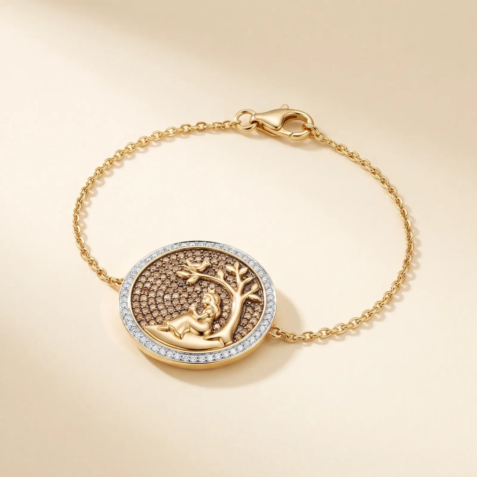 Afsaneh Haft Paykar Sandalwood Dome Bracelet