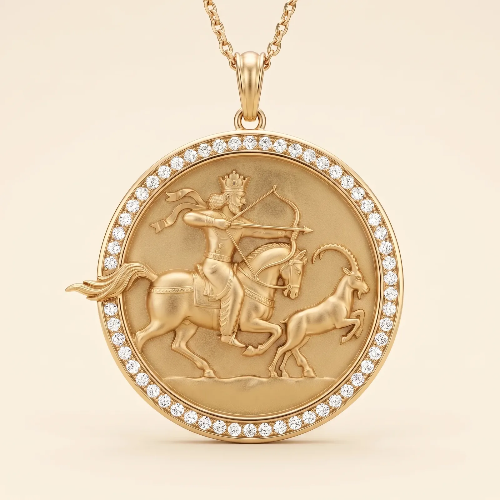 Afsaneh Shekar Hunt Medallion Pendant