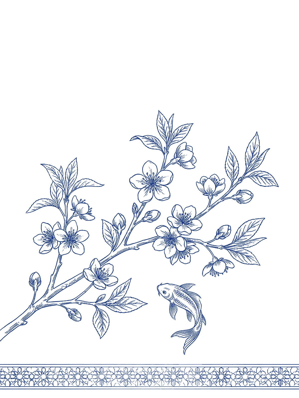 Bahar: Spring's pieces, drawn straight from the Nowruz table.