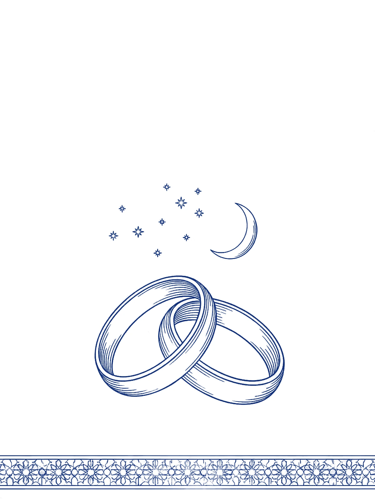 Vasl: Diamond rings for union: fire, starlight and dawn.