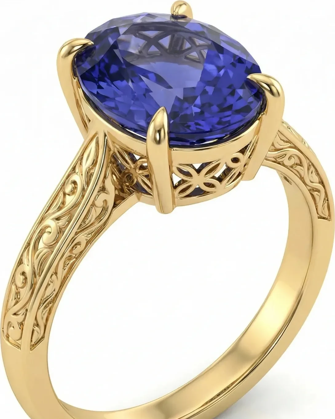 Shab-rang Ring | Tanzanite Engagement Ring