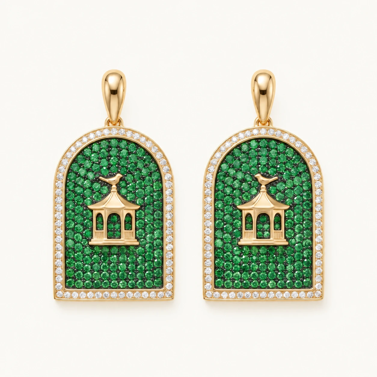 Afsaneh Haft Paykar Green Dome Drops