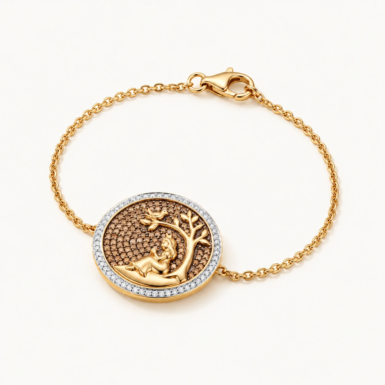 Afsaneh Haft Paykar Sandalwood Dome Bracelet