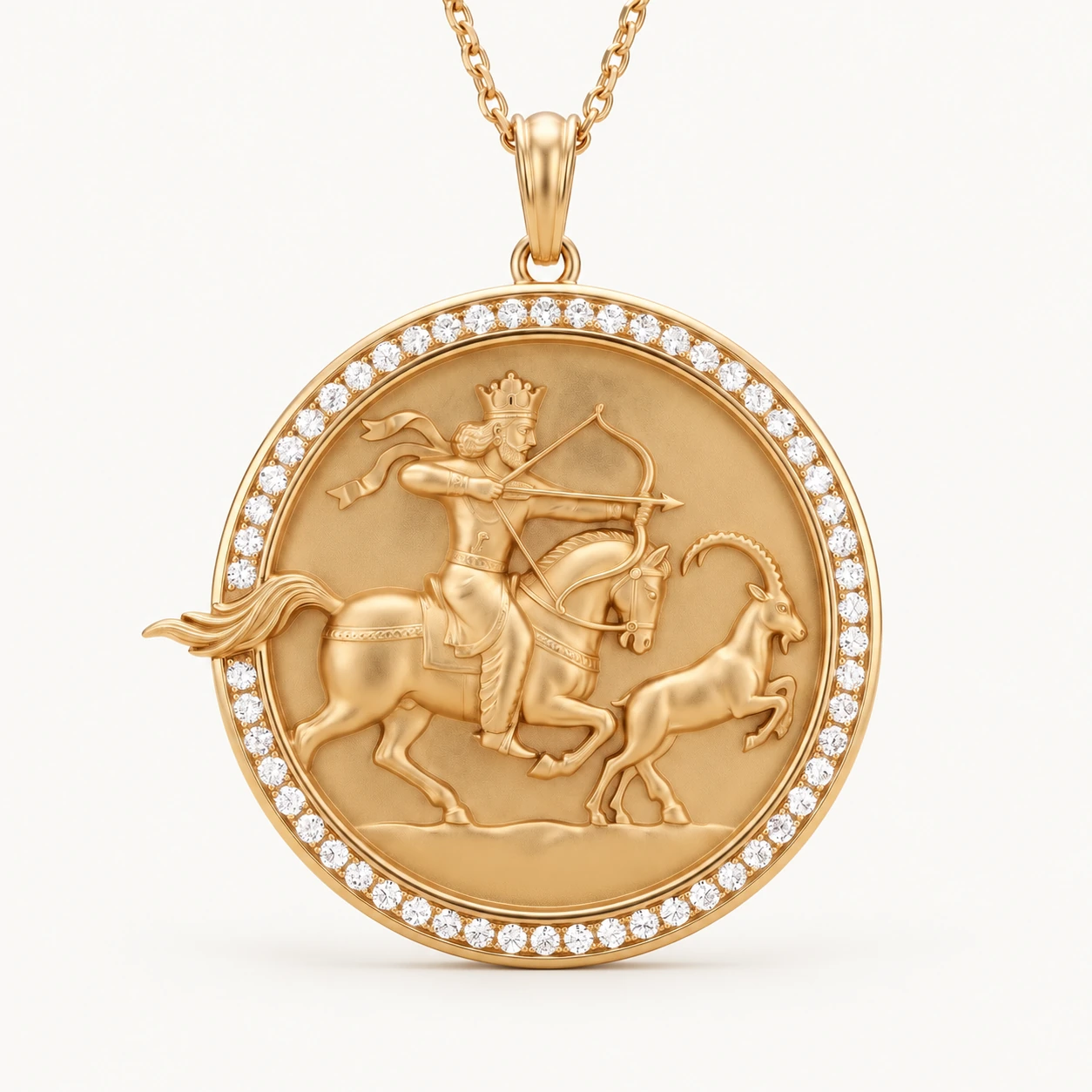 Afsaneh Shekar Hunt Medallion Pendant