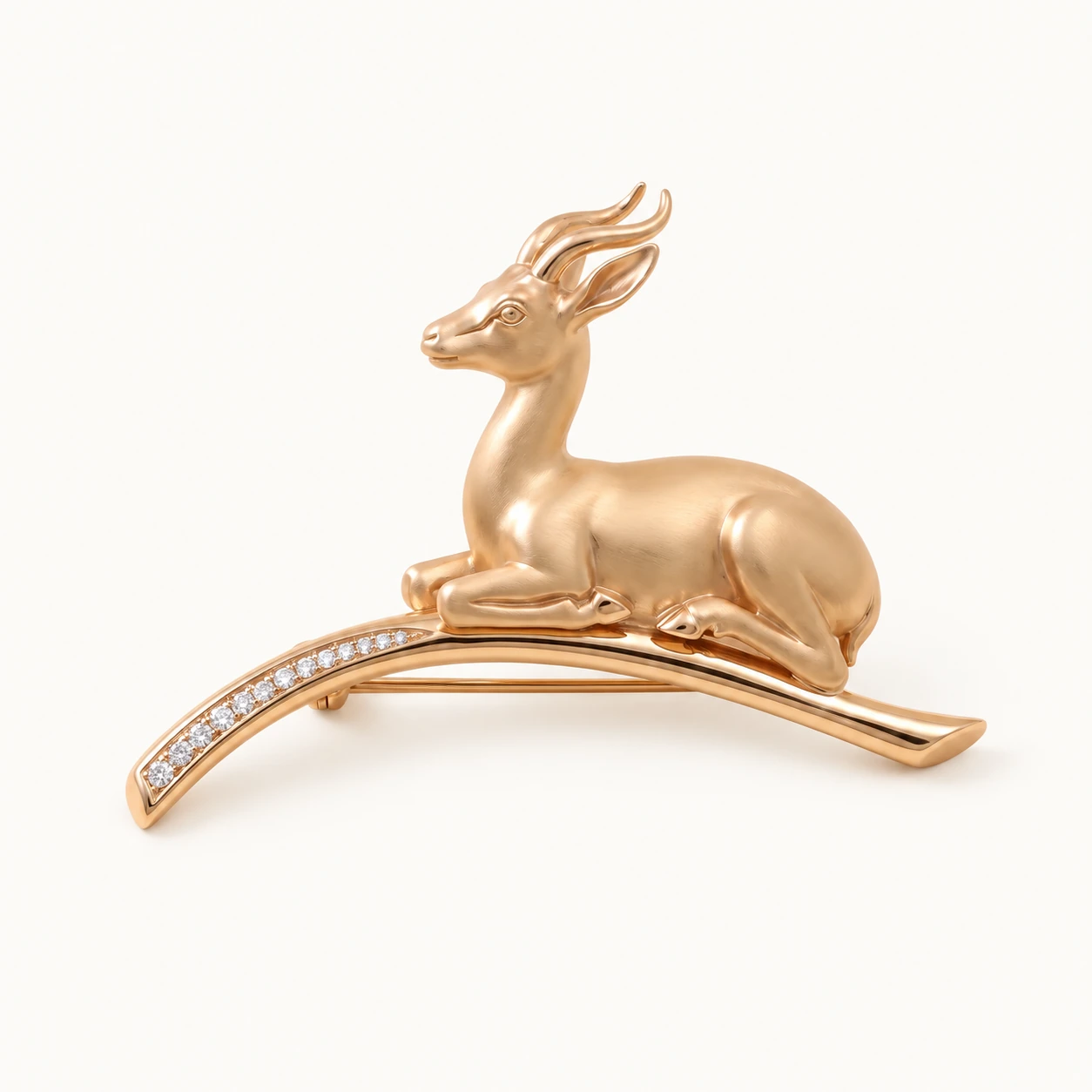 Hamdam Ahu Takht Brooch