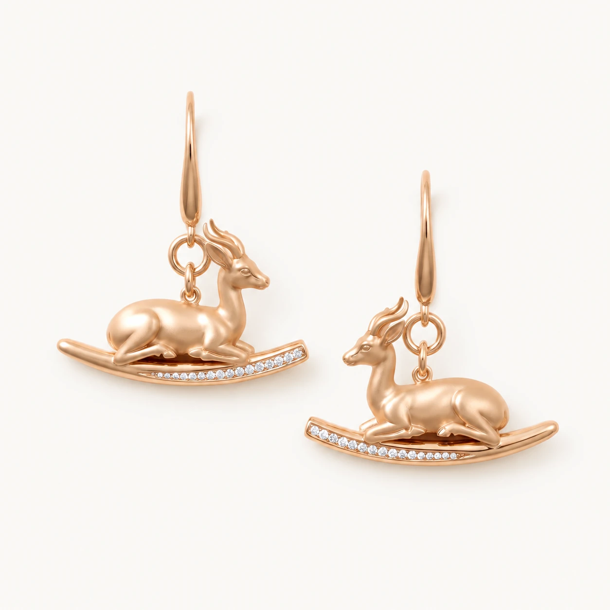 Hamdam Ahu Takht Drop Earrings