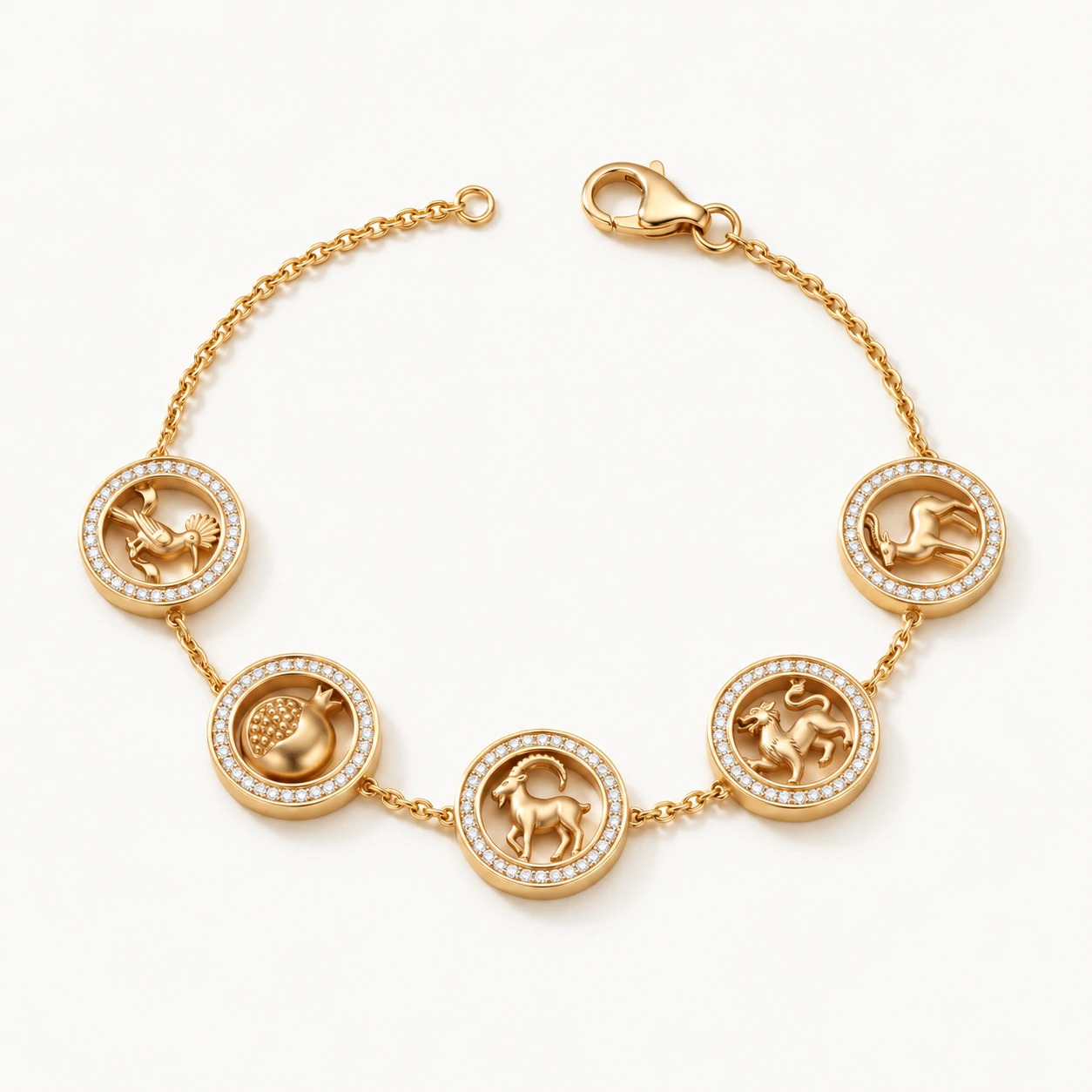 Hamdam Menagerie Roundel Bracelet