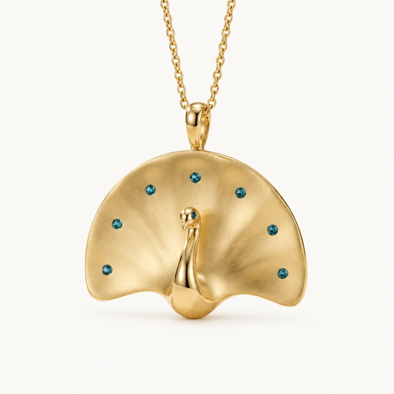Hamdam Tavus Fan Pendant