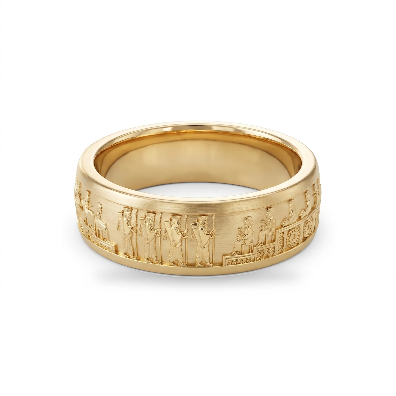 Hamdam Men's Wedding Band | Persepolis Relief