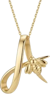 Emza Bee Letter Pendant