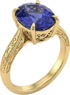 Shab-rang Ring | Tanzanite Engagement Ring