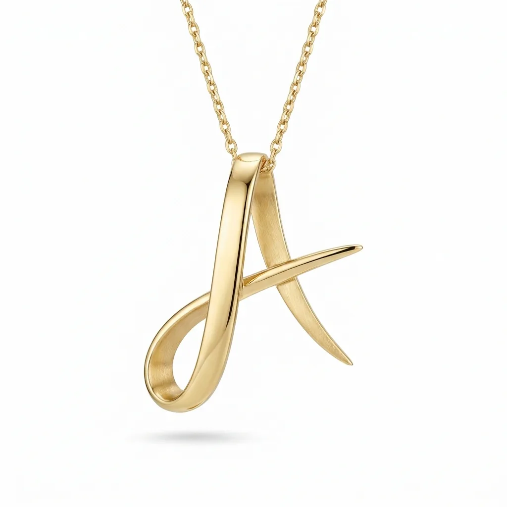Emza Letter Pendant