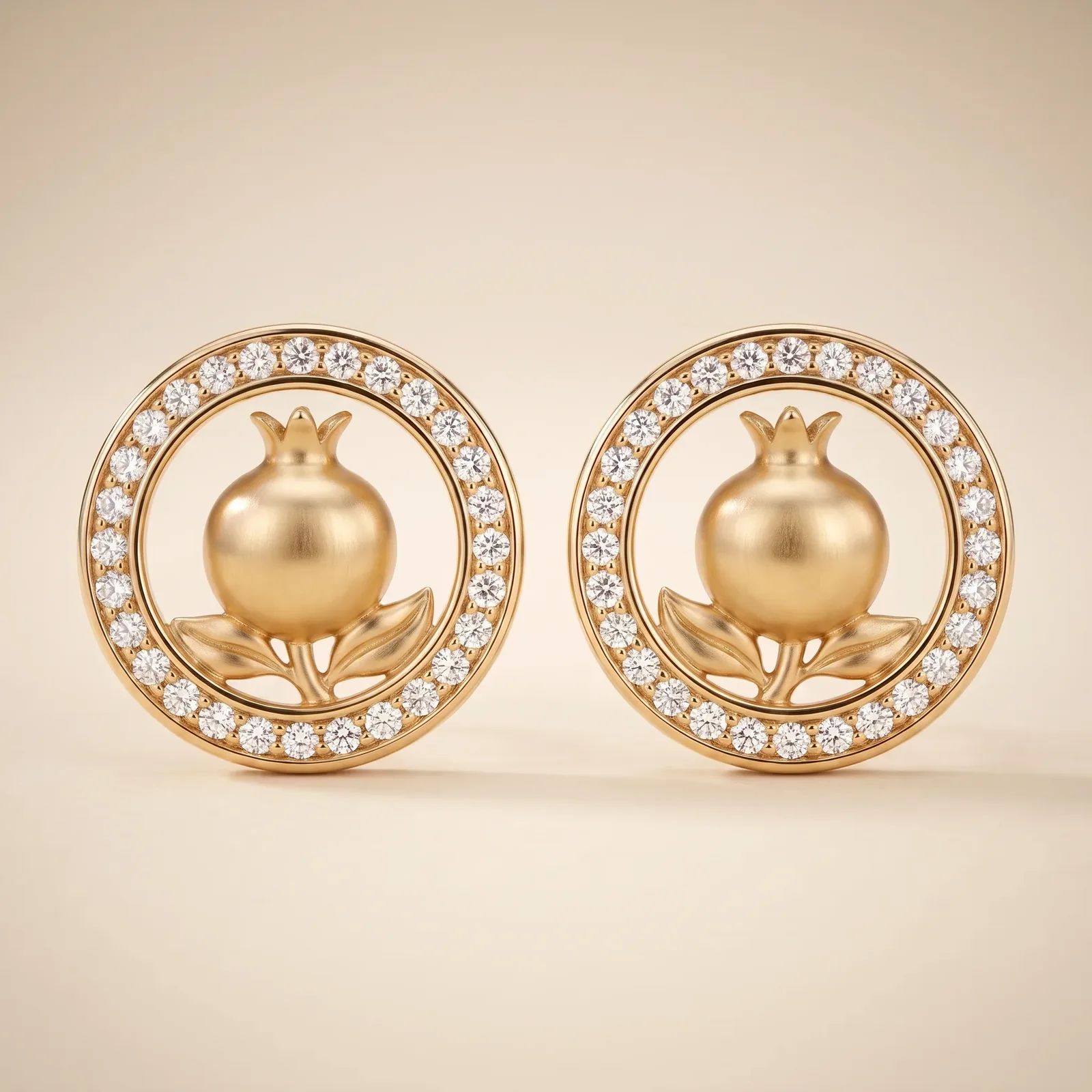Golestan Anar Roundel Studs
