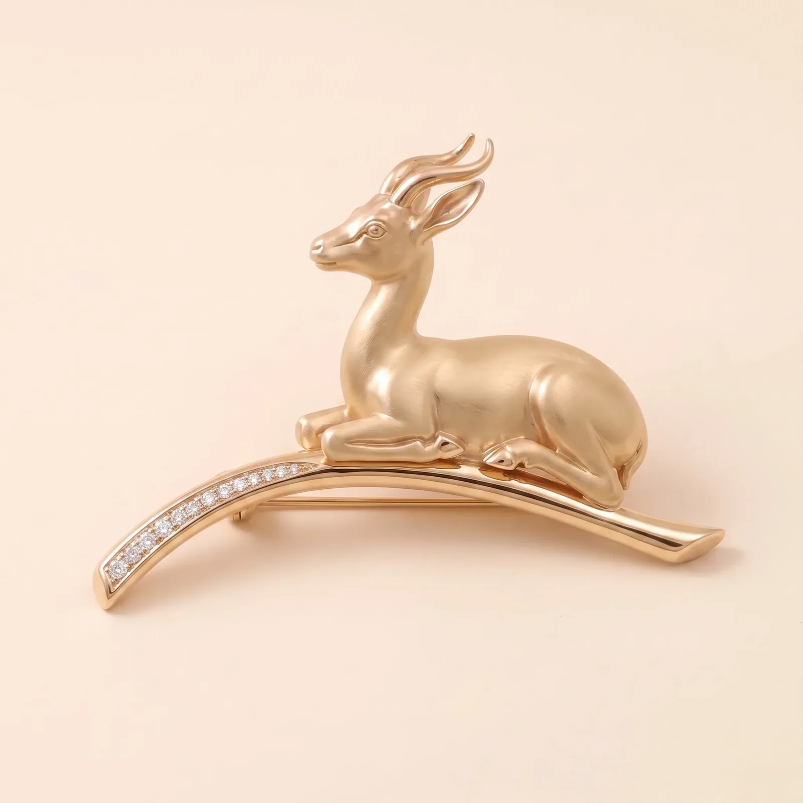 Hamdam Ahu Takht Brooch