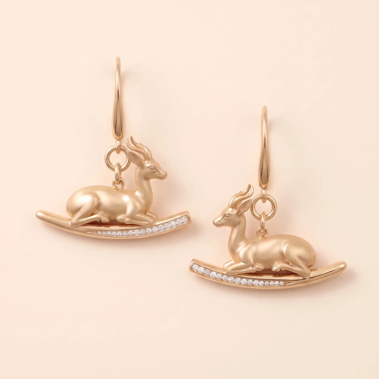Hamdam Ahu Takht Drop Earrings