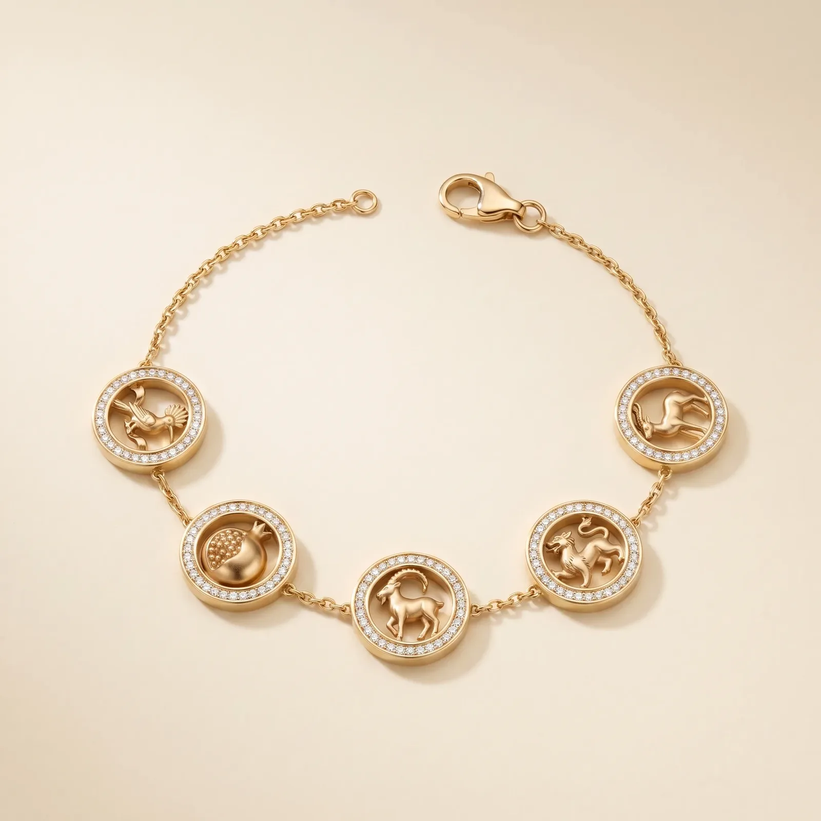 Hamdam Menagerie Roundel Bracelet