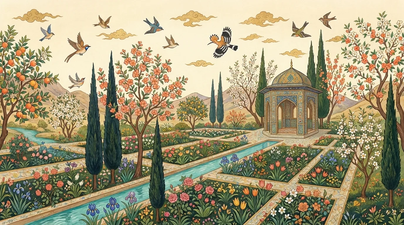 The Hamdam world, painted in the atelier
