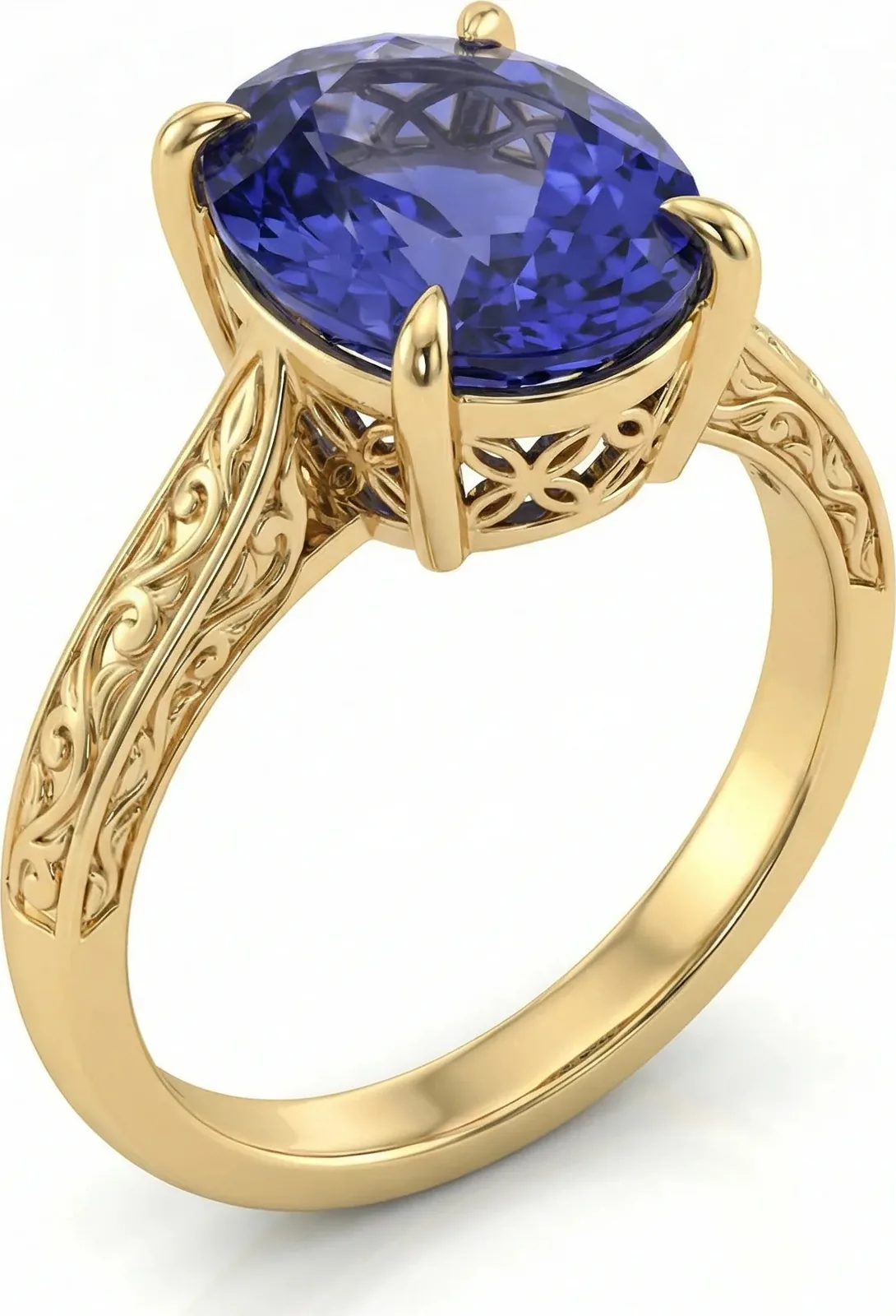 Shab-rang Ring | Tanzanite Engagement Ring