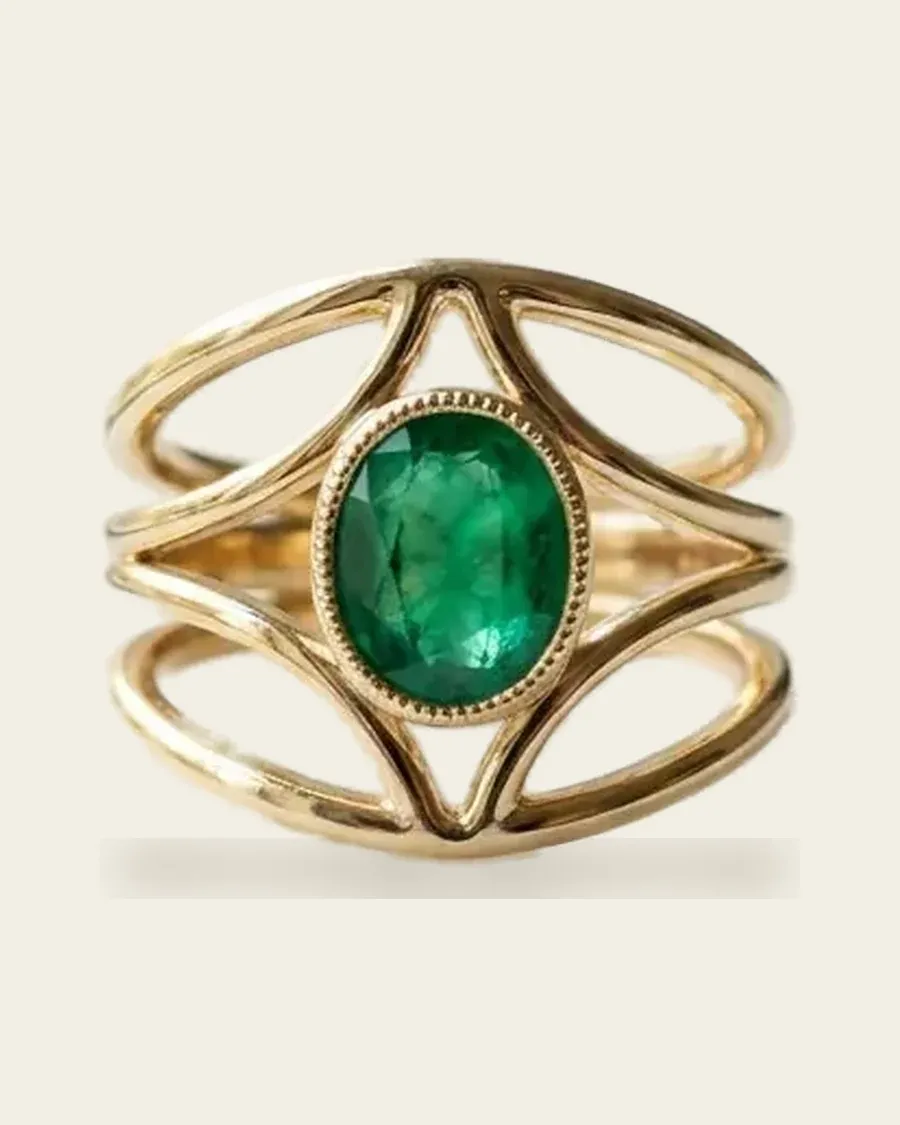 The Golestan Chahar Bagh Bridal Ring, built on the four-fold paradise garden plan.