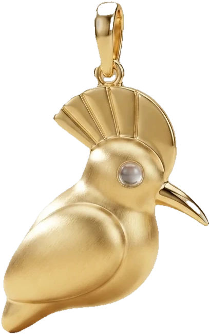The Hodhod Pendant, the collection’s hero piece, shown at monument scale.
